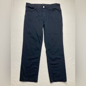Theory Mens Haydin Editor Straight Slim Fit Chino Navy Pant Size‎ 36x28
